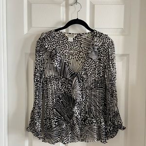 Versatile Black & White Blouse